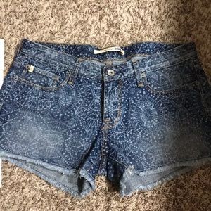 Big star denim shorts